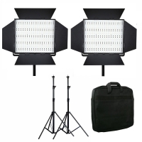 LedGo 2 x LG-900SC LED studioverlichting set